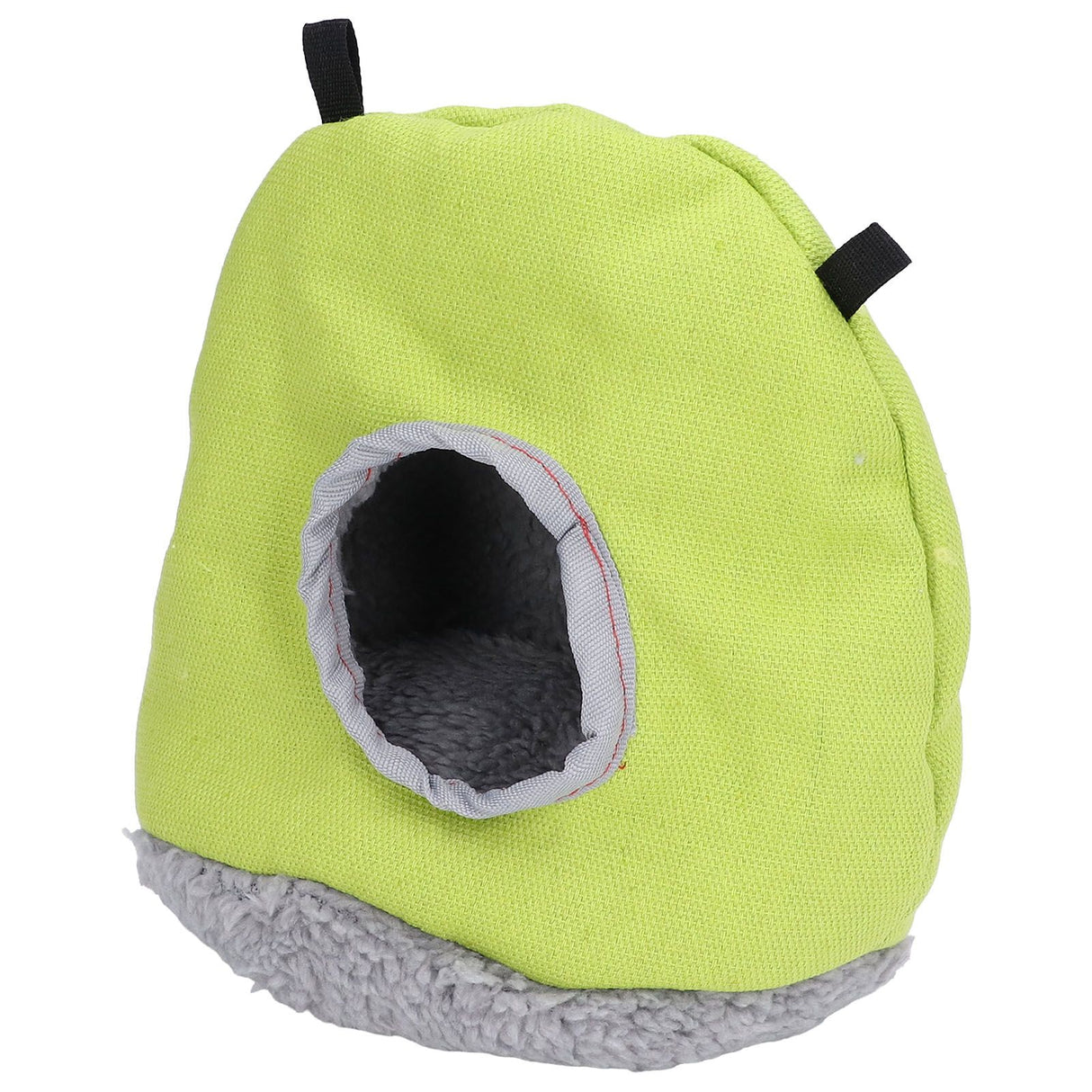 Warm Birdhouse Round Shape Soft Plush Save Space Easy Clean Safety Parrots HouseGreen