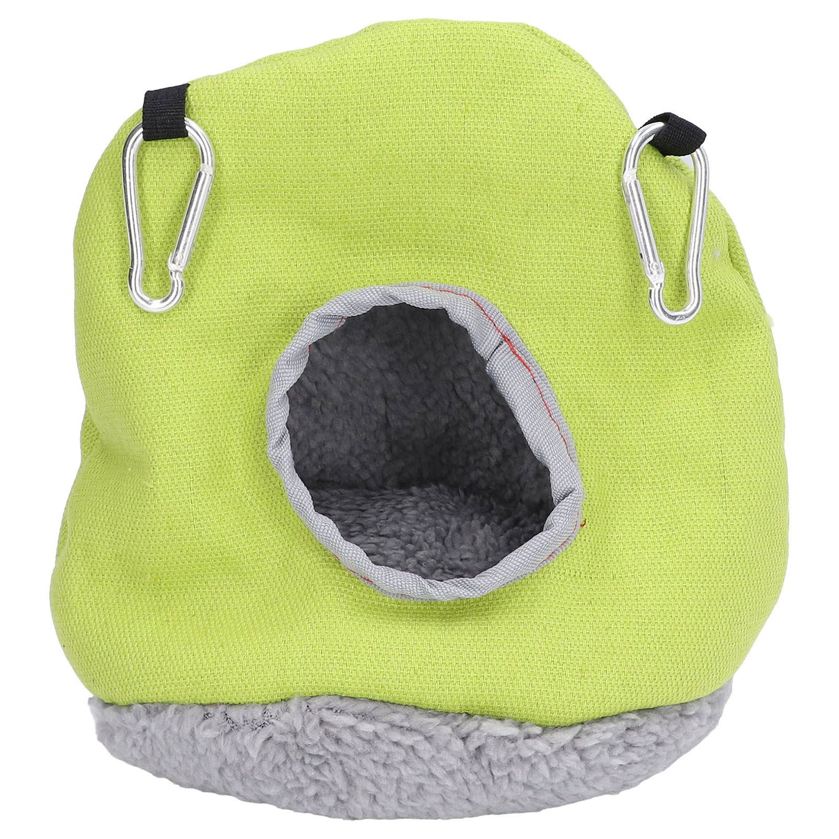 Warm Birdhouse Round Shape Soft Plush Save Space Easy Clean Safety Parrots HouseGreen