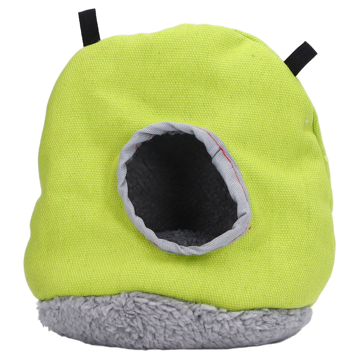 Warm Birdhouse Round Shape Soft Plush Save Space Easy Clean Safety Parrots HouseGreen