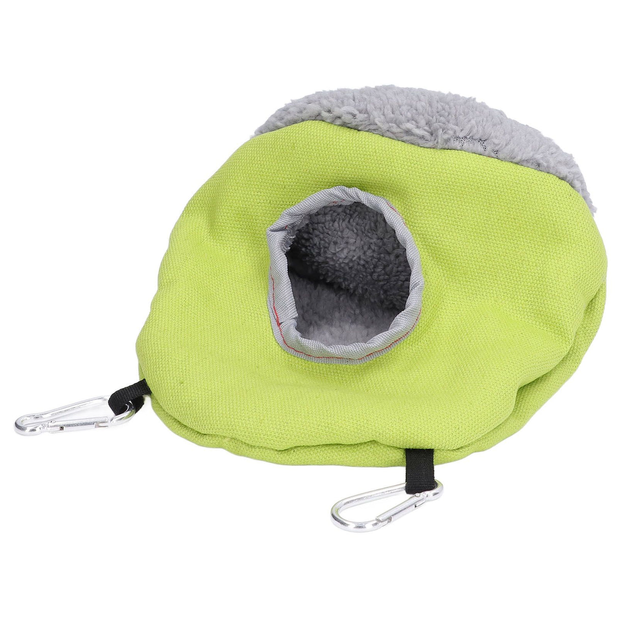 Warm Birdhouse Round Shape Soft Plush Save Space Easy Clean Safety Parrots HouseGreen