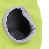 Warm Birdhouse Round Shape Soft Plush Save Space Easy Clean Safety Parrots HouseGreen - Extra Image