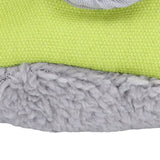 Warm Birdhouse Round Shape Soft Plush Save Space Easy Clean Safety Parrots HouseGreen - Extra Image