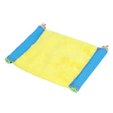 Bird Bed Chinchilla Honey Glider Flying Parrot Portable Soft Warm Hanging Hammock NestYellow