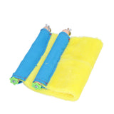 Bird Bed Chinchilla Honey Glider Flying Parrot Portable Soft Warm Hanging Hammock NestYellow