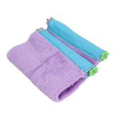 Bird Bed Chinchilla Honey Glider Flying Parrot Portable Soft Warm Hanging Hammock NestPurple - Close-Up Angle
