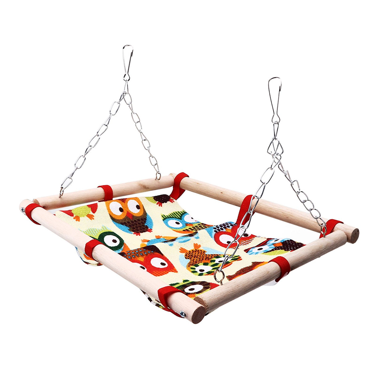Bird Game Bed Hook Design Save Space Foldable Portable Soft Comfortable Hangable Parakeet Hammock for Home Travelling