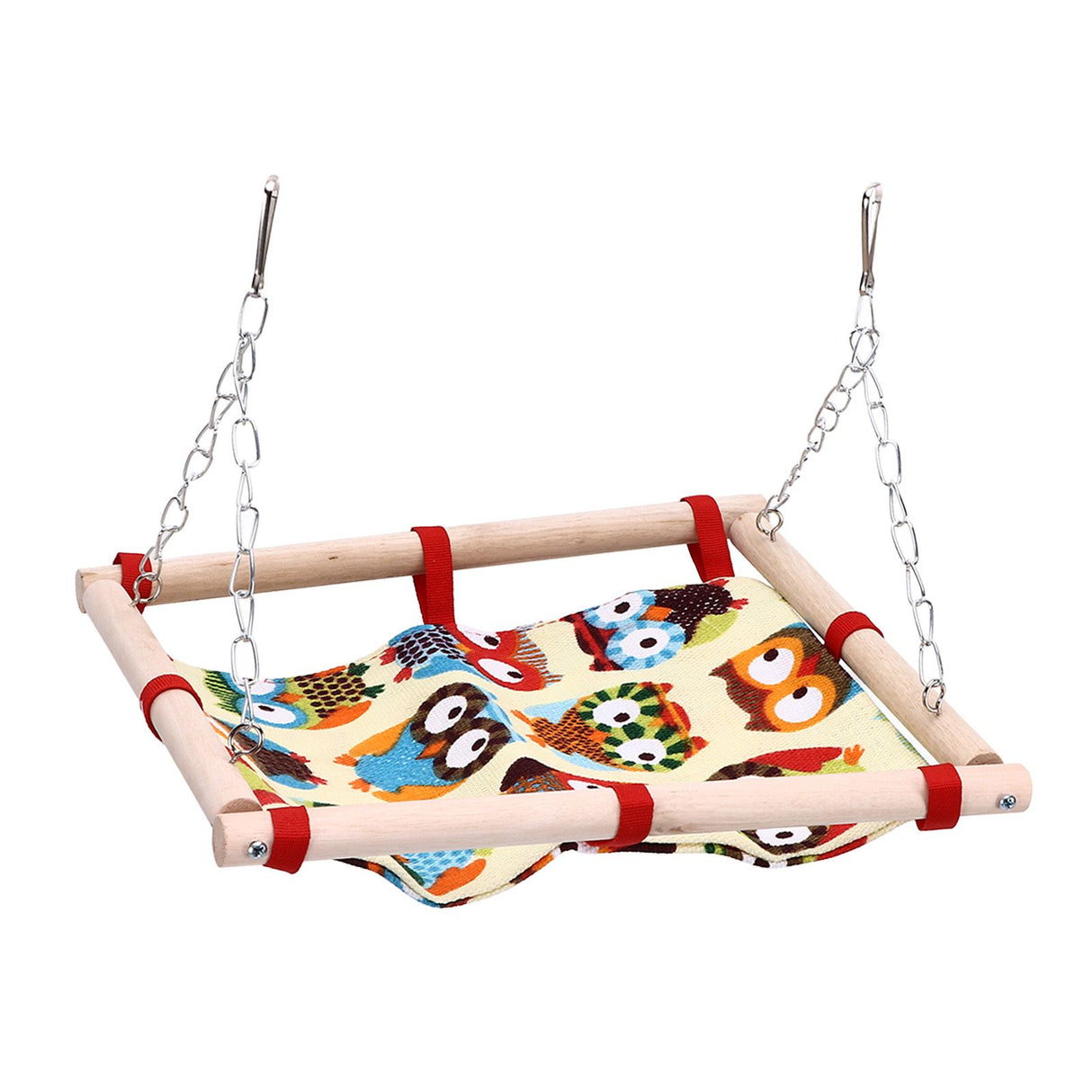 Bird Game Bed Hook Design Save Space Foldable Portable Soft Comfortable Hangable Parakeet Hammock for Home Travelling