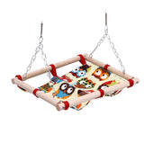 Bird Game Bed Hook Design Save Space Foldable Portable Soft Comfortable Hangable Parakeet Hammock for Home Travelling