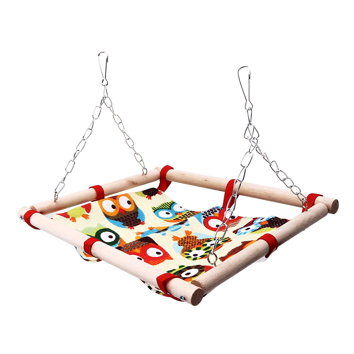 Bird Game Bed Hook Design Save Space Foldable Portable Soft Comfortable Hangable Parakeet Hammock for Home Travelling
