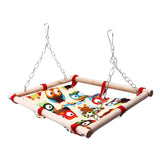 Bird Game Bed Hook Design Save Space Foldable Portable Soft Comfortable Hangable Parakeet Hammock for Home Travelling