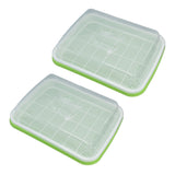 Sprouting Tray Transparent Lid Dense Small Holes Fine Workmanship Plastic Material Seed Sprouter
