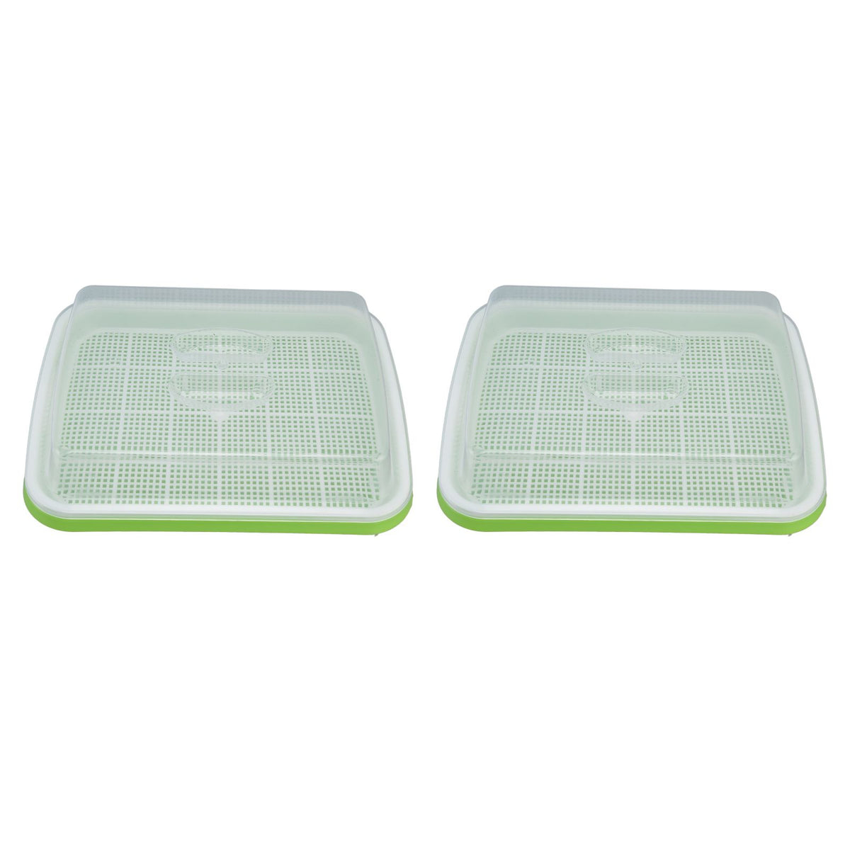 Sprouting Tray Transparent Lid Dense Small Holes Fine Workmanship Plastic Material Seed Sprouter