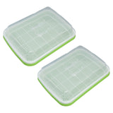 Sprouting Tray Transparent Lid Dense Small Holes Fine Workmanship Plastic Material Seed Sprouter