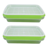Sprouting Tray Transparent Lid Dense Small Holes Fine Workmanship Plastic Material Seed Sprouter - Extra Image