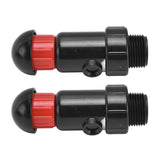 2Pcs Irrigation Exhaust Valve External Thread G3 / 4 Easy Use Good Sealing Automatic Intake Valve
