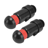 2Pcs Irrigation Exhaust Valve External Thread G3 / 4 Easy Use Good Sealing Automatic Intake Valve - 45-Degree Angle