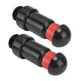 2Pcs Irrigation Exhaust Valve External Thread G3 / 4 Easy Use Good Sealing Automatic Intake Valve