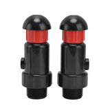 2Pcs Irrigation Exhaust Valve External Thread G3 / 4 Easy Use Good Sealing Automatic Intake Valve