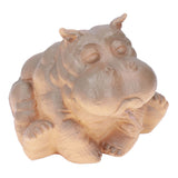 Hippo Decor Hippo Appearance Fine Workmanship Resin Material Small Volume Pond Spitters - Top-Down View