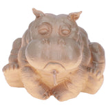 Hippo Decor Hippo Appearance Fine Workmanship Resin Material Small Volume Pond Spitters - Rear View