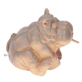 Hippo Decor Hippo Appearance Fine Workmanship Resin Material Small Volume Pond Spitters - Close-Up Angle