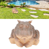 Hippo Decor Hippo Appearance Fine Workmanship Resin Material Small Volume Pond Spitters