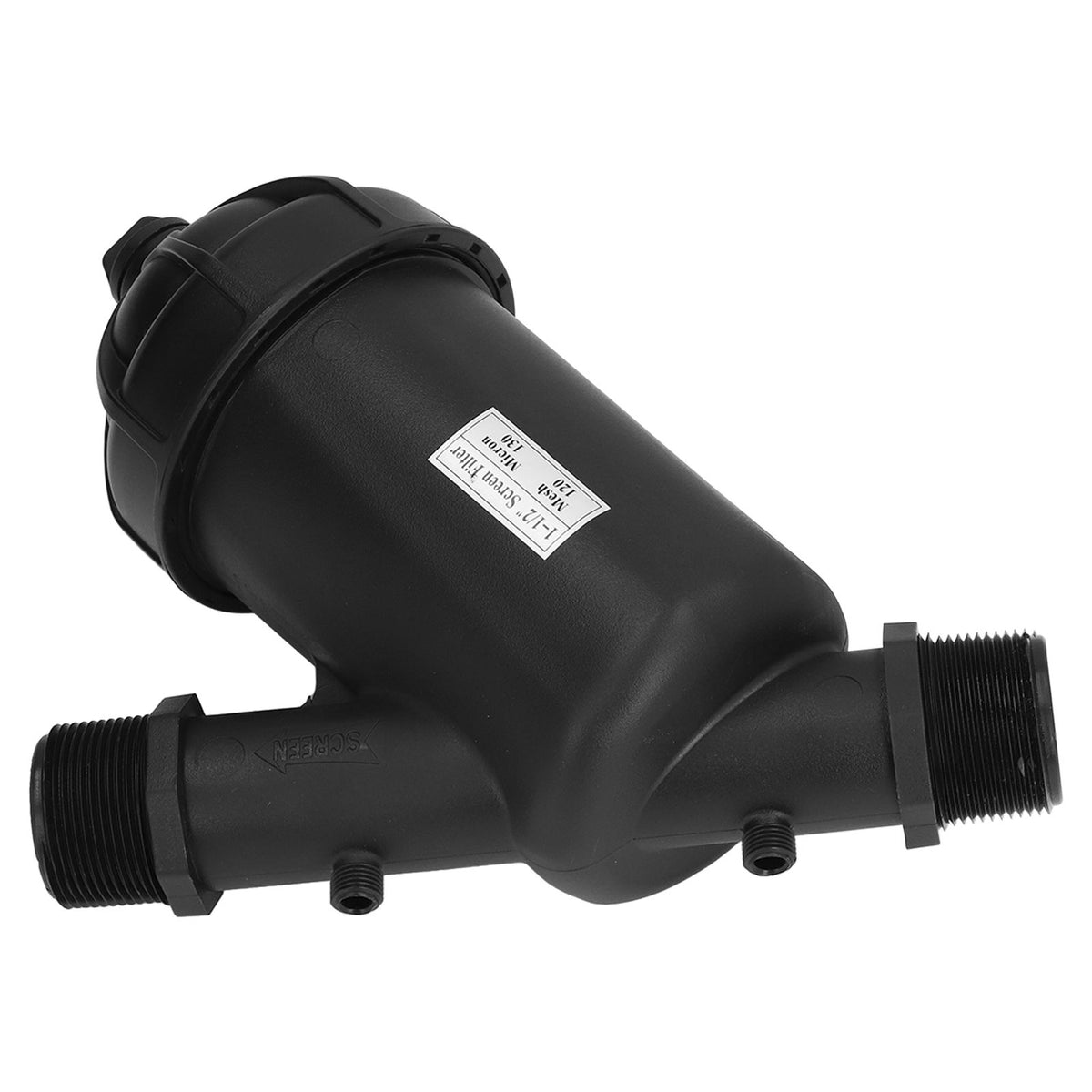 120 Mesh Drip Filter G1‑1/2 Male Thread Disc Filter for Gardening Agriculture Greenhouse Irrigation