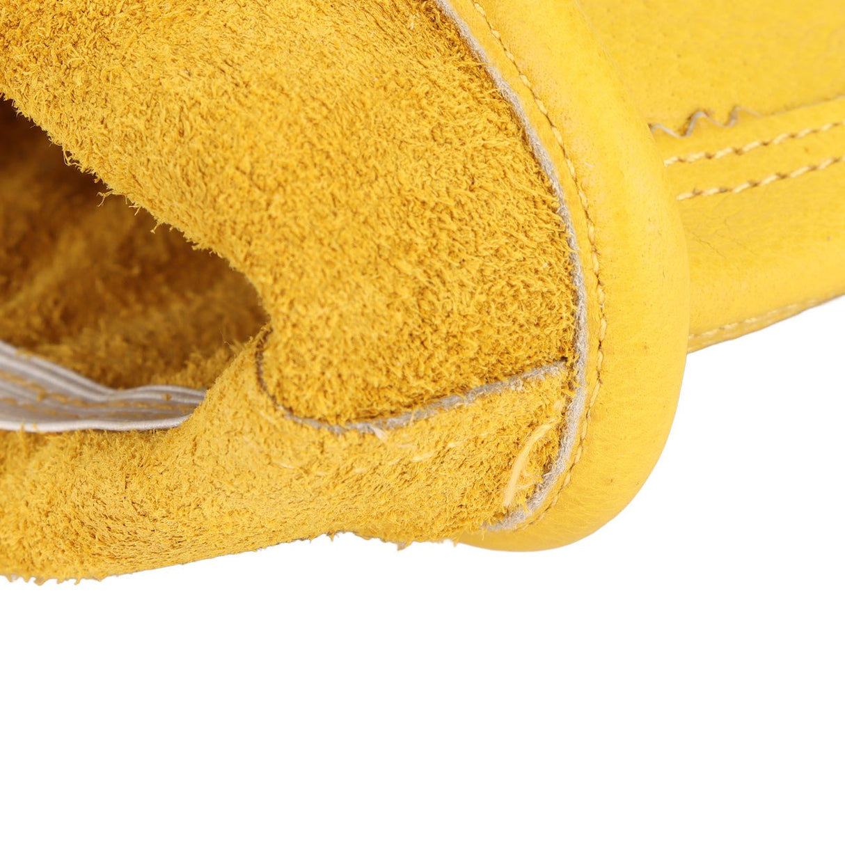 Garden Cowhide Gloves Wear Resistance Full Finger Leather Gloves for Outdoor CyclingM