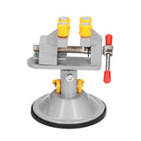 Suction Cup Carving Vise Universal Mini Drill Press Vises for Desktop 360 Degree Rotation