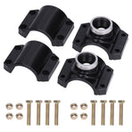 4 Sets Water Drain Saddle Plastic Pipe Additional Quick Connector Tee Kit G1 Female Thread