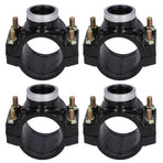 4 Sets Water Drain Saddle Plastic Pipe Additional Quick Connector Tee Kit G1 Female Thread