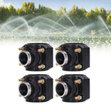 4 Sets Water Drain Saddle Plastic Pipe Additional Quick Connector Tee Kit G1 Female Thread