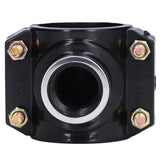 4 Sets Water Drain Saddle Plastic Pipe Additional Quick Connector Tee Kit G1 Female Thread - Extra Image