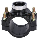 4 Sets Water Drain Saddle Plastic Pipe Additional Quick Connector Tee Kit G1 Female Thread - Extra Image