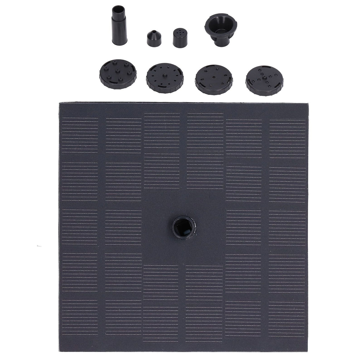 Solar Water Pump Monocrystalline Silicon Square Floating Outdoor Waterscape Fountain 7V 1.4W