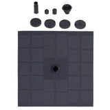 Solar Water Pump Monocrystalline Silicon Square Floating Outdoor Waterscape Fountain 7V 1.4W