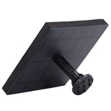Solar Water Pump Monocrystalline Silicon Square Floating Outdoor Waterscape Fountain 7V 1.4W - Top-Down View