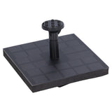 Solar Water Pump Monocrystalline Silicon Square Floating Outdoor Waterscape Fountain 7V 1.4W - Close-Up Angle