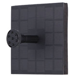 Solar Water Pump Monocrystalline Silicon Square Floating Outdoor Waterscape Fountain 7V 1.4W