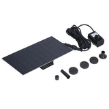 Solar Water Pump DC Brushless Monocrystalline Silicon Landscape Floating Fountain 9V 1.8W