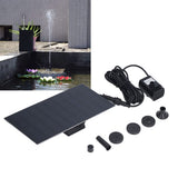 Solar Water Pump DC Brushless Monocrystalline Silicon Landscape Floating Fountain 9V 1.8W
