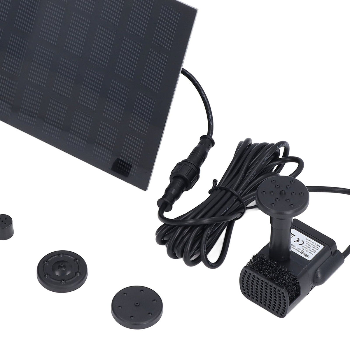 Solar Water Pump DC Brushless Monocrystalline Silicon Landscape Floating Fountain 9V 1.8W