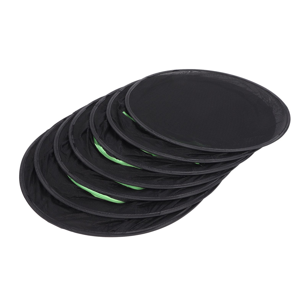 Herb Drying Rack Breathable Mesh Hanging Foldable Dryer with Zippers Ring for Garden Plant