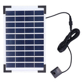 10V 5W Solar Fountain Kit Floating Solar Fountain Water Pump Kit for Gardens Pools Fish Tanks Aquariums