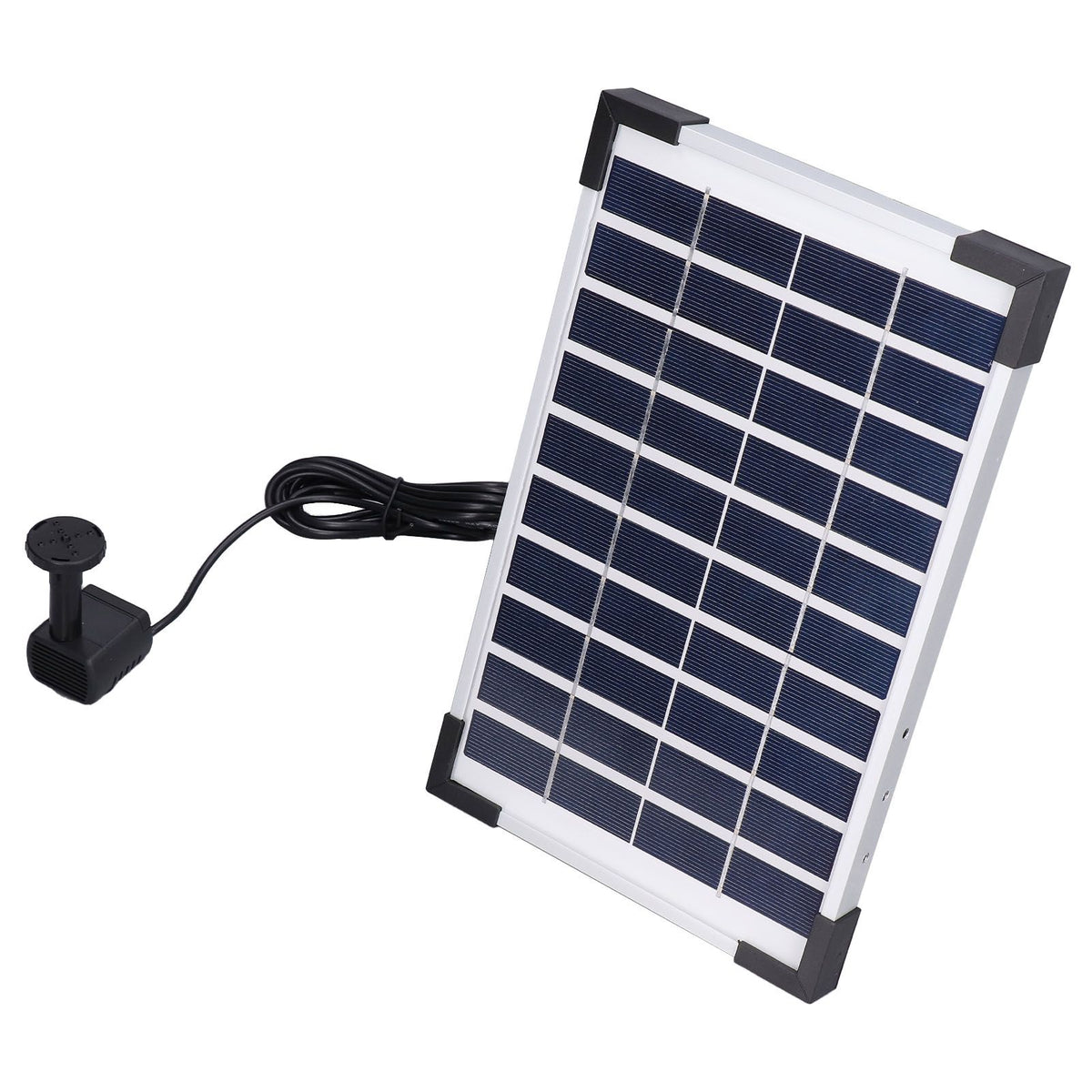 10V 5W Solar Fountain Kit Floating Solar Fountain Water Pump Kit for Gardens Pools Fish Tanks Aquariums