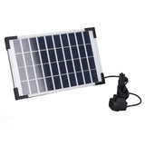 10V 5W Solar Fountain Kit Floating Solar Fountain Water Pump Kit for Gardens Pools Fish Tanks Aquariums - Close-Up Angle
