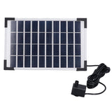 10V 5W Solar Fountain Kit Floating Solar Fountain Water Pump Kit for Gardens Pools Fish Tanks Aquariums