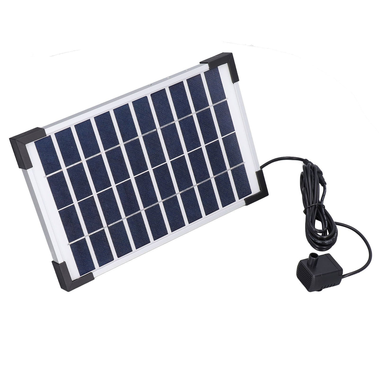 10V 5W Solar Fountain Kit Floating Solar Fountain Water Pump Kit for Gardens Pools Fish Tanks Aquariums