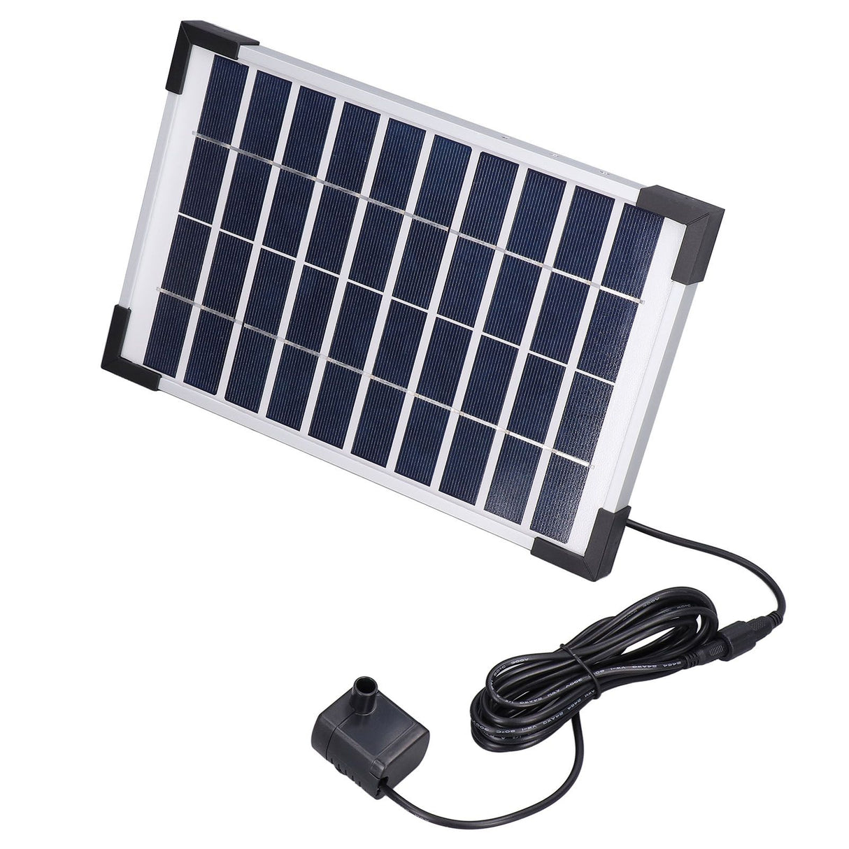 10V 5W Solar Fountain Kit Floating Solar Fountain Water Pump Kit for Gardens Pools Fish Tanks Aquariums