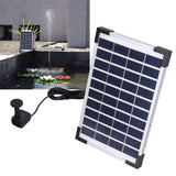 10V 5W Solar Fountain Kit Floating Solar Fountain Water Pump Kit for Gardens Pools Fish Tanks Aquariums